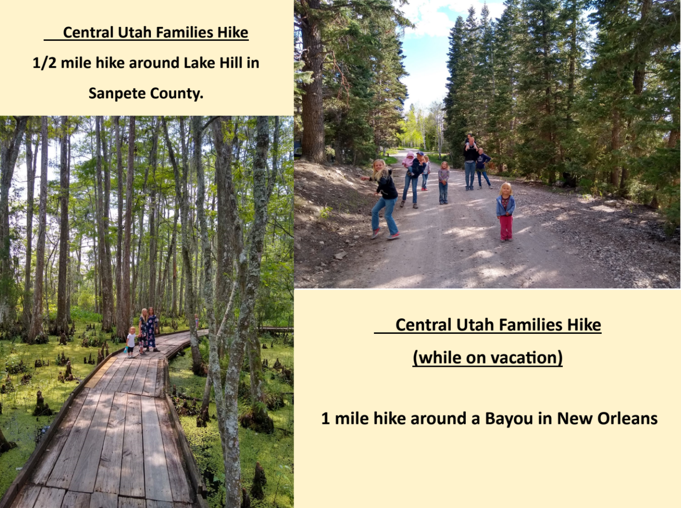 Central Utah Families Hike
